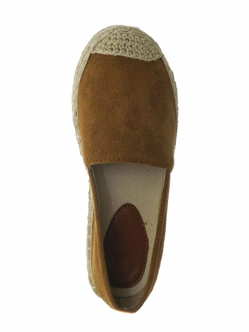 Forever Link Expo17K Childrens Espadrille Flatform Sneakers - Girls Slip On Braided Shoes New