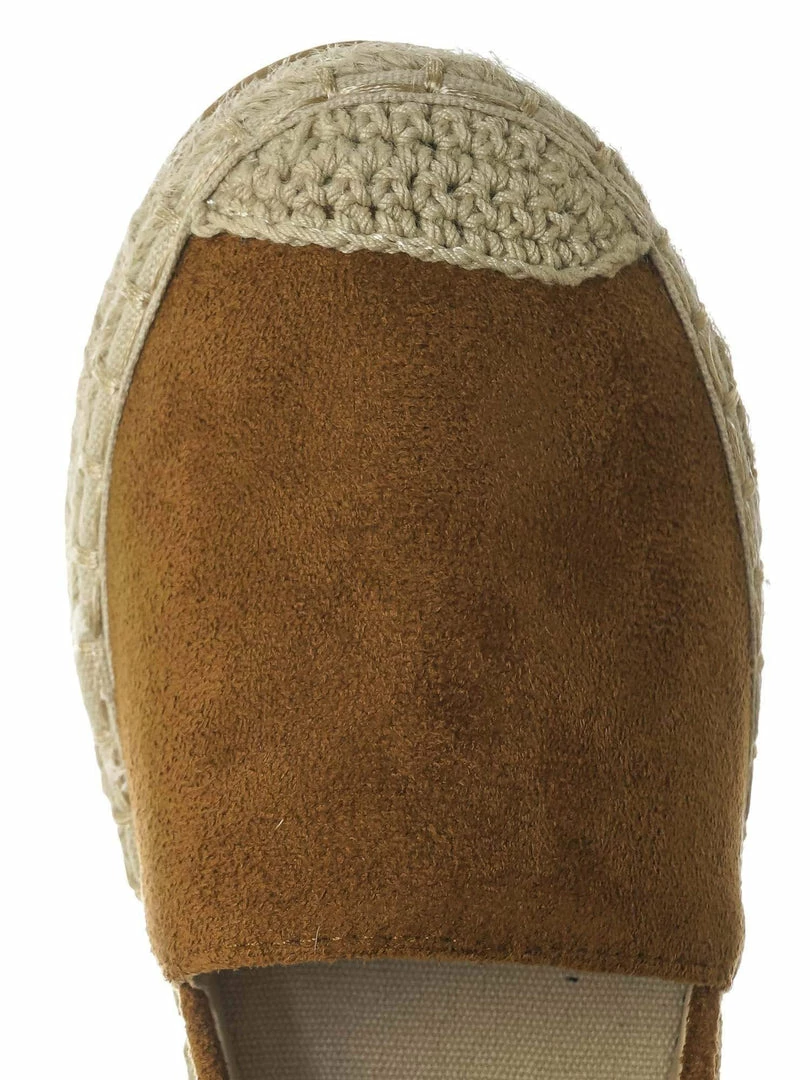 Forever Link Expo17K Childrens Espadrille Flatform Sneakers - Girls Slip On Braided Shoes New