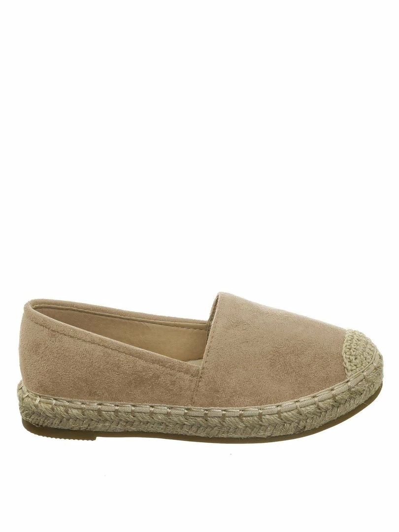 Forever Link Expo17K Childrens Espadrille Flatform Sneakers - Girls Slip On Braided Shoes New