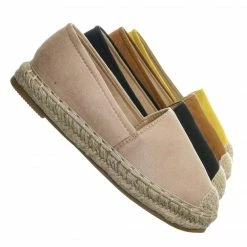 Forever Link Expo17K Childrens Espadrille Flatform Sneakers - Girls Slip On Braided Shoes New