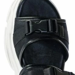 Forever Link Fancy3 Athleisure Chunky Platform Sporty Sandal - Elastic Hook & Loop Slingbacks New