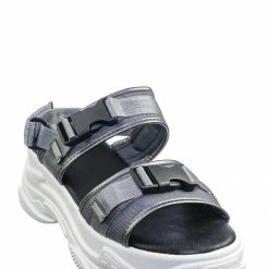 Forever Link Fancy3 Athleisure Chunky Platform Sporty Sandal - Elastic Hook & Loop Slingbacks New