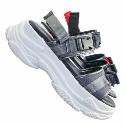 Forever Link Fancy3 Athleisure Chunky Platform Sporty Sandal - Elastic Hook & Loop Slingbacks New