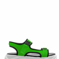 Forever Link Fancy8 Sporty Athleisure Chunky Platform Sandal - Hook & Loop Elastic Strap