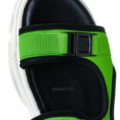 Forever Link Fancy8 Sporty Athleisure Chunky Platform Sandal - Hook & Loop Elastic Strap