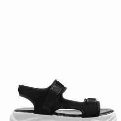 Forever Link Fancy8 Sporty Athleisure Chunky Platform Sandal - Hook & Loop Elastic Strap