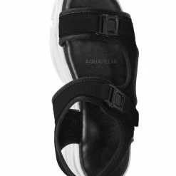 Forever Link Fancy8 Sporty Athleisure Chunky Platform Sandal - Hook & Loop Elastic Strap