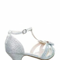 Forever Link New Fantastic55K Children Rhinestone Crystal Sandal - Girl Kid Shiny High Heel