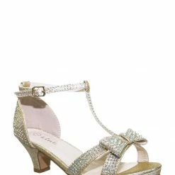 Forever Link New Fantastic55K Children Rhinestone Crystal Sandal - Girl Kid Shiny High Heel
