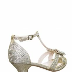 Forever Link New Fantastic55K Children Rhinestone Crystal Sandal - Girl Kid Shiny High Heel