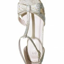 Forever Link New Fantastic55K Children Rhinestone Crystal Sandal - Girl Kid Shiny High Heel