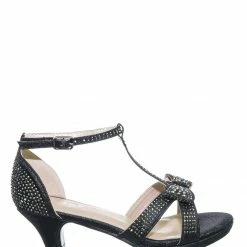 Forever Link New Fantastic55K Children Rhinestone Crystal Sandal - Girl Kid Shiny High Heel