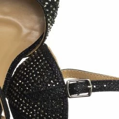 Forever Link Fantastic92k Children Girls Bling High Block Heel Dress Sandal W Rhinestone Stud & Glitter