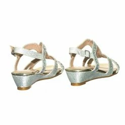 Forever Link Finder12K Children Girls Glitter Rhinestone Open Toe Party Wedding Dress Sandal