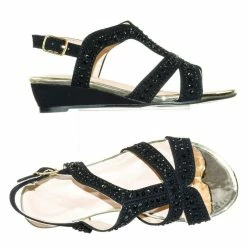 Forever Link Finder12K Children Girls Glitter Rhinestone Open Toe Party Wedding Dress Sandal