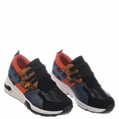 Forever Link Flamingo01K Kids Unisex Animal Print Trainer - Children Color Chunky Sneaker New