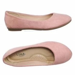 Forever Link Flexible Girl Children Comfy Foam Pad Ballet Ballerina Round Toe Flat New