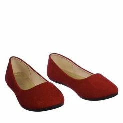 Forever Link Flexible Girl Children Comfy Foam Pad Ballet Ballerina Round Toe Flat New