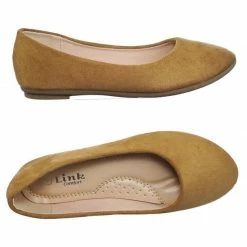 Forever Link Flexible Girl Children Comfy Foam Pad Ballet Ballerina Round Toe Flat New