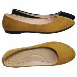 Forever Link Flexible23 Classic Comfy Foam Pad Round Toe Ballet Ballerina Round Toe Flats New