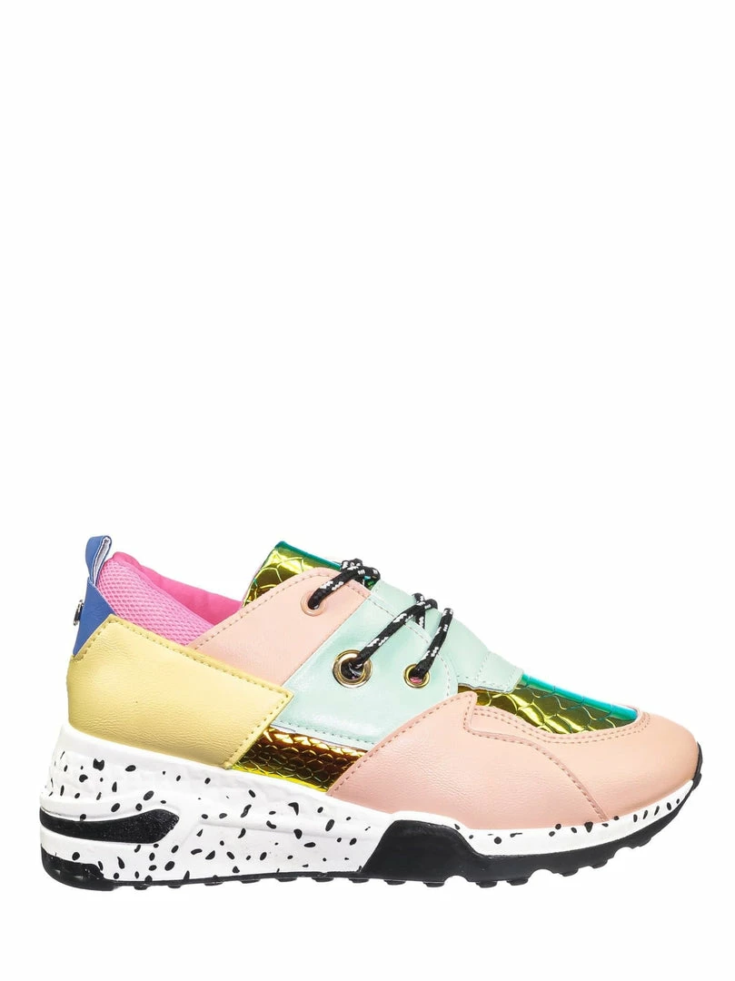 Forever Link Galaxy01 Chunky Daddy Platform Sneaker - Women Jogger Color Block Retro Shoe