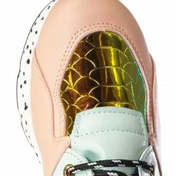 Forever Link Galaxy01 Chunky Daddy Platform Sneaker - Women Jogger Color Block Retro Shoe