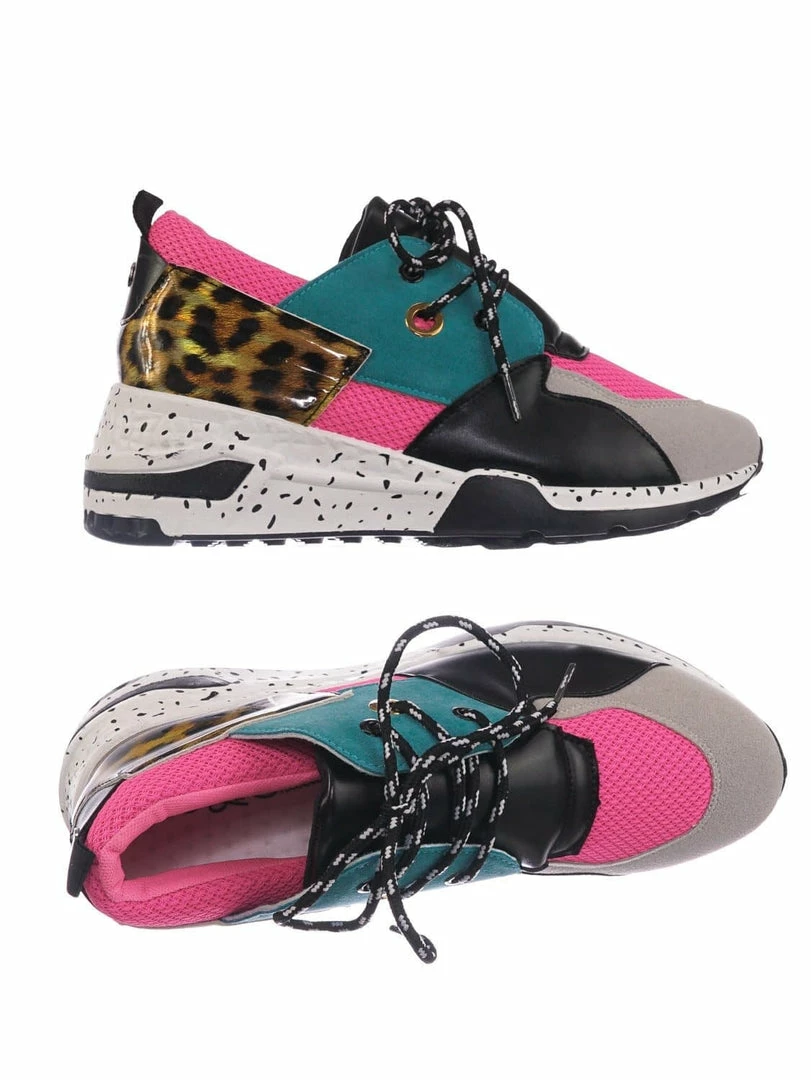 Forever Link Galaxy01 Chunky Daddy Platform Sneaker - Women Jogger Color Block Retro Shoe