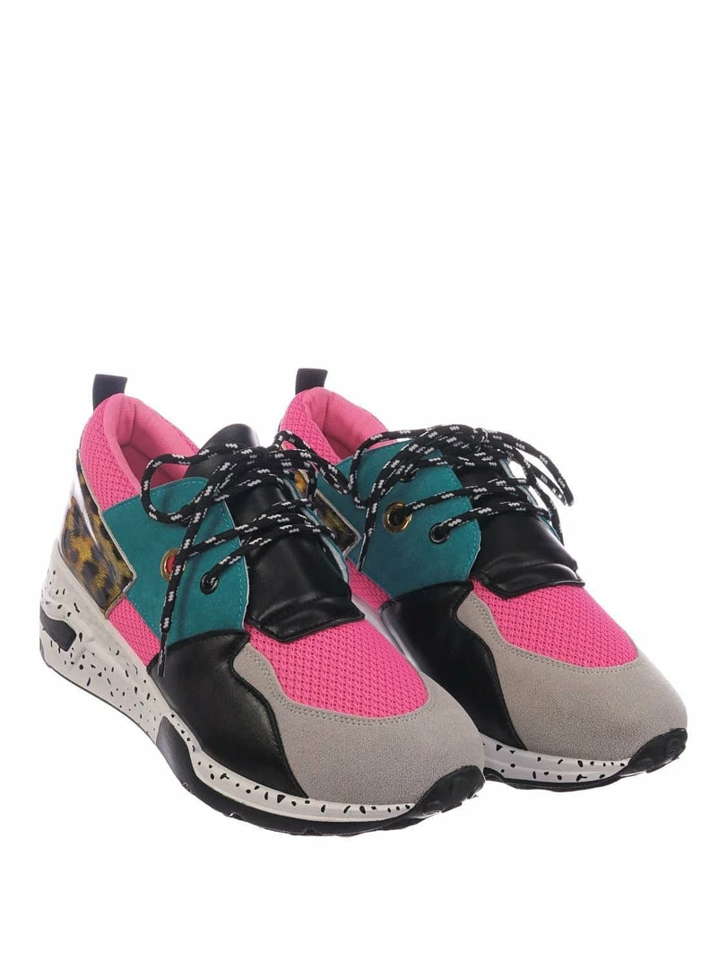 Forever Link Galaxy01 Chunky Daddy Platform Sneaker - Women Jogger Color Block Retro Shoe