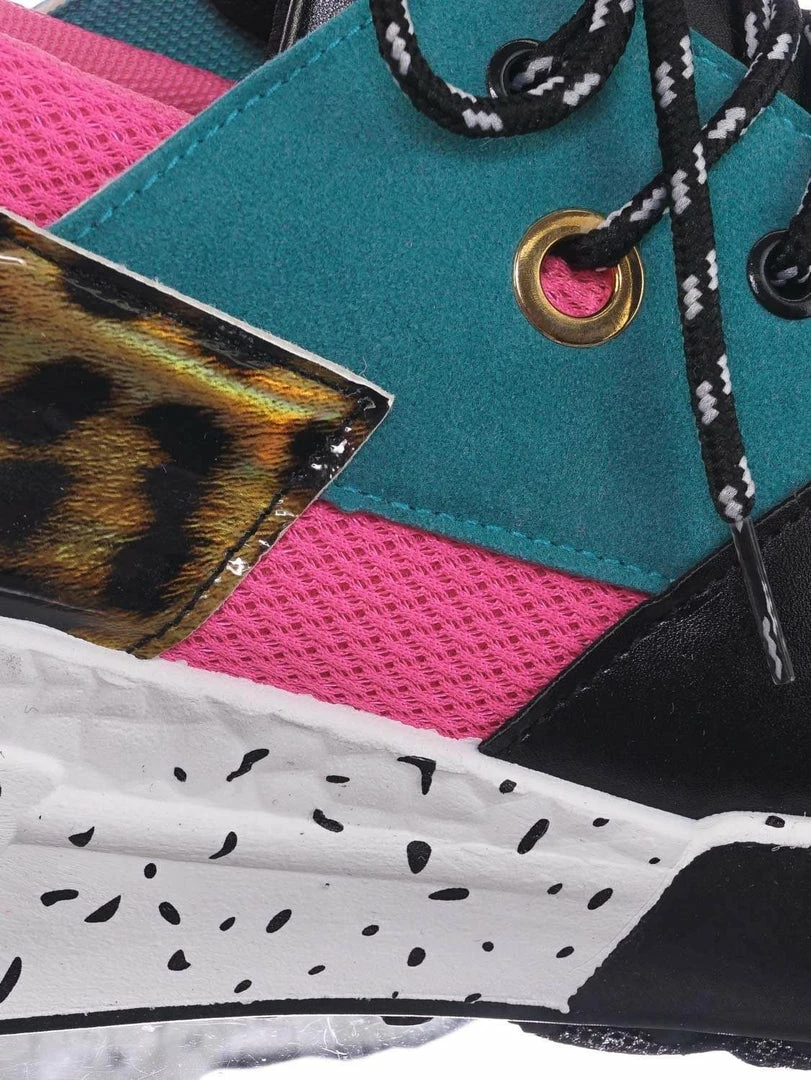 Forever Link Galaxy01 Chunky Daddy Platform Sneaker - Women Jogger Color Block Retro Shoe