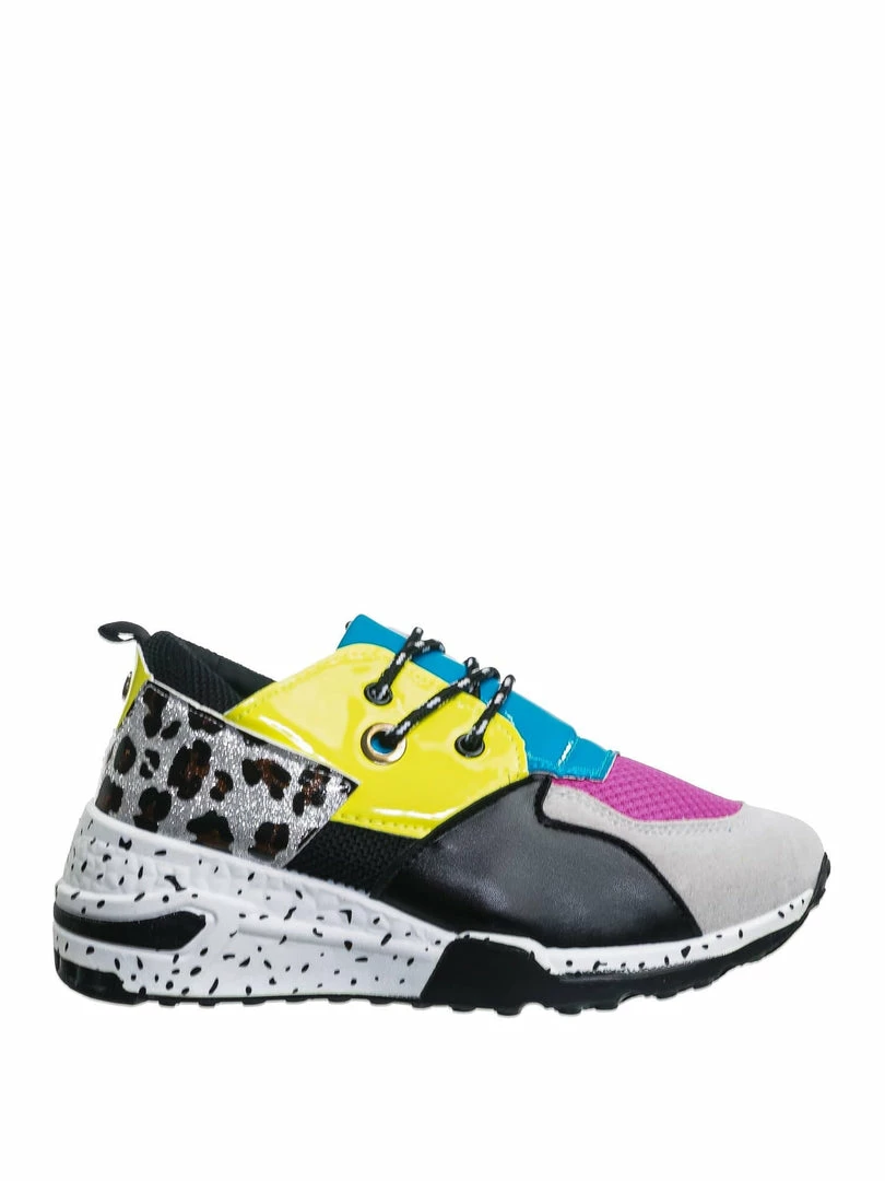 Forever Link Galaxy01 Chunky Daddy Platform Sneaker - Women Jogger Color Block Retro Shoe