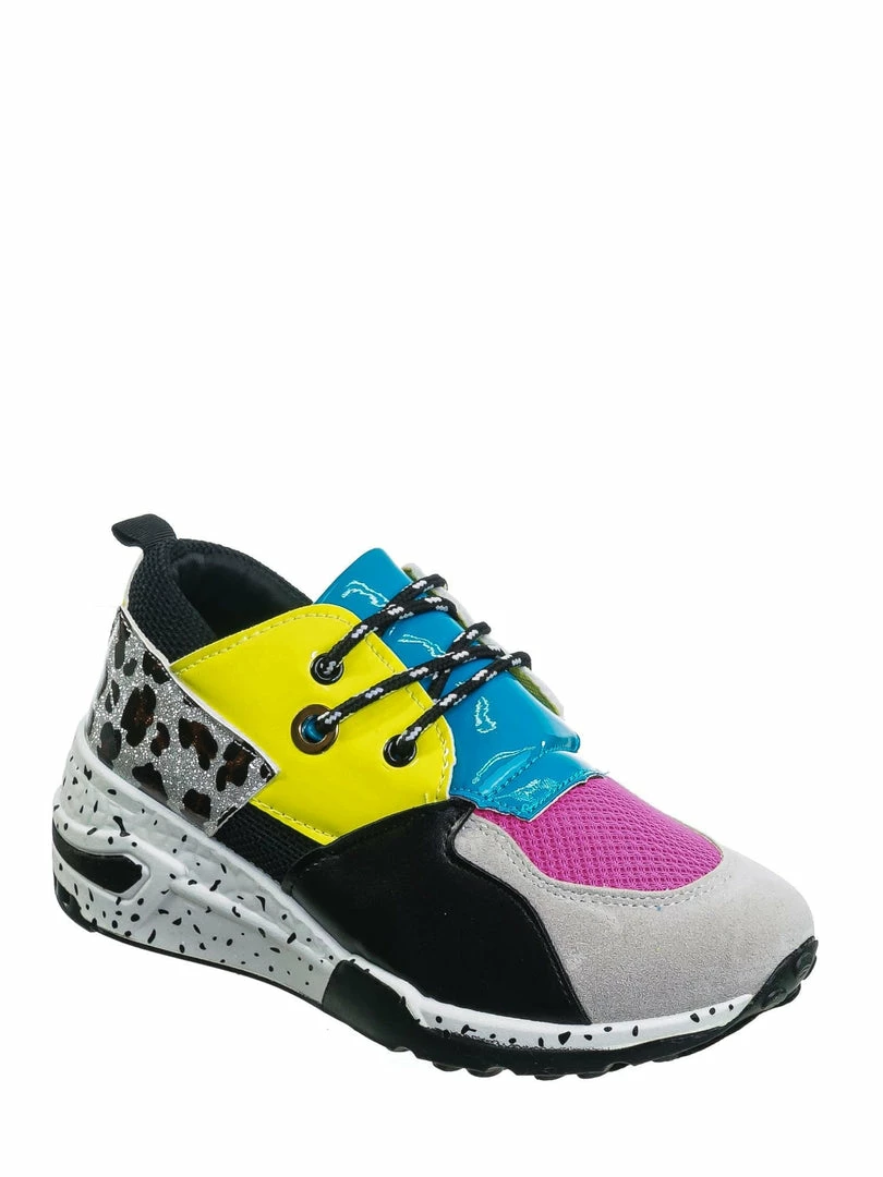 Forever Link Galaxy01 Chunky Daddy Platform Sneaker - Women Jogger Color Block Retro Shoe