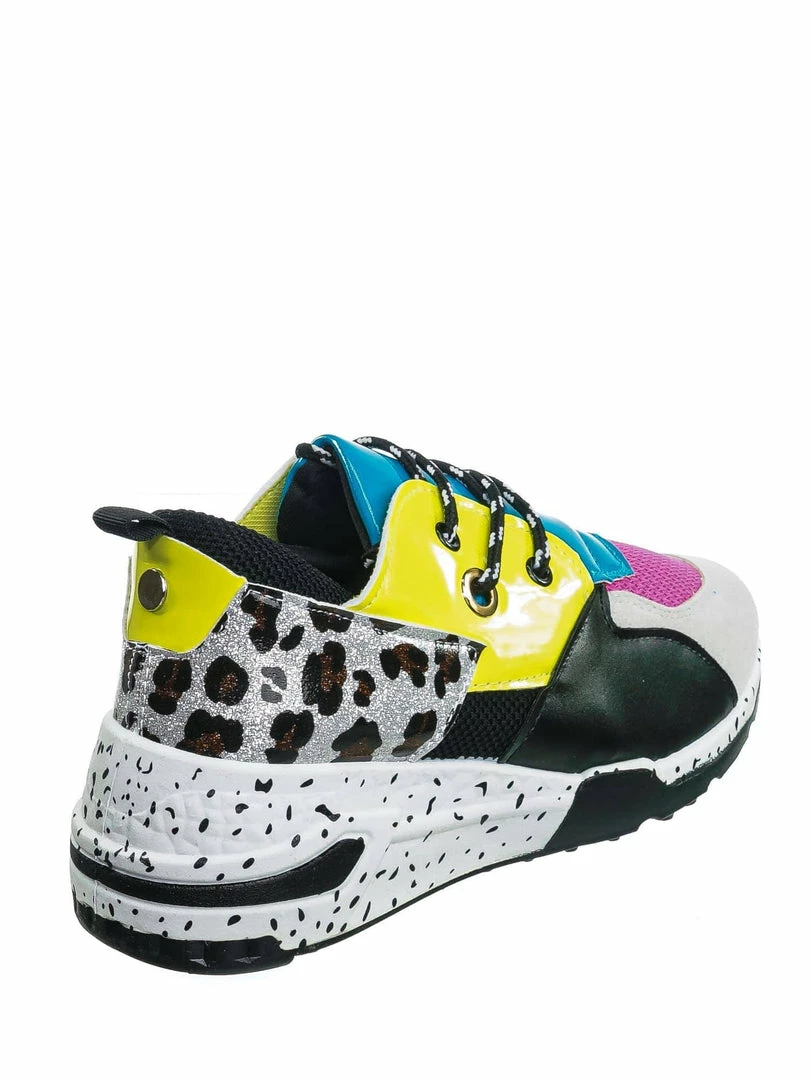 Forever Link Galaxy01 Chunky Daddy Platform Sneaker - Women Jogger Color Block Retro Shoe