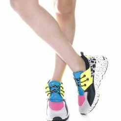 Forever Link Galaxy01 Chunky Daddy Platform Sneaker - Women Jogger Color Block Retro Shoe