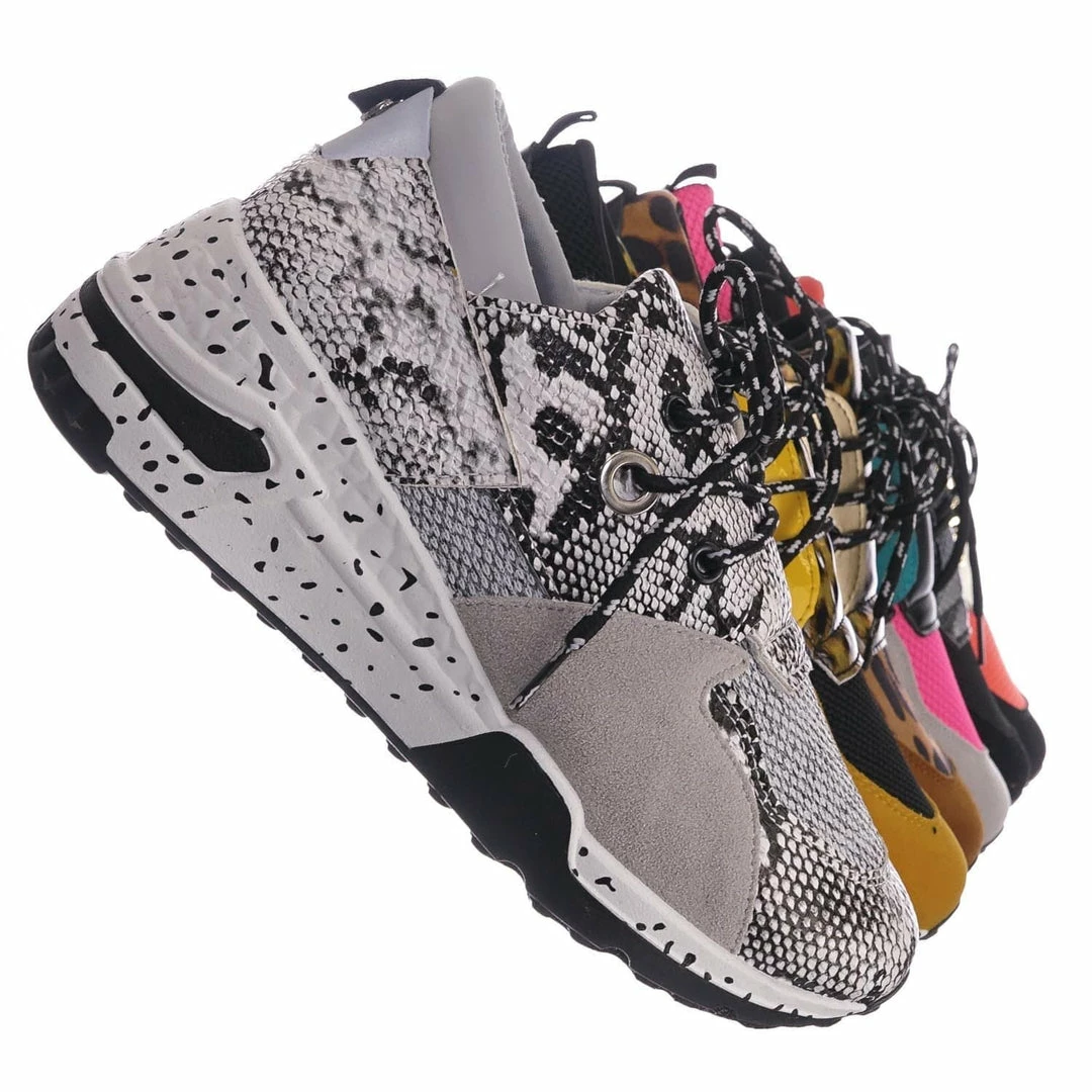 Forever Link Galaxy01 Chunky Daddy Platform Sneaker - Women Jogger Color Block Retro Shoe