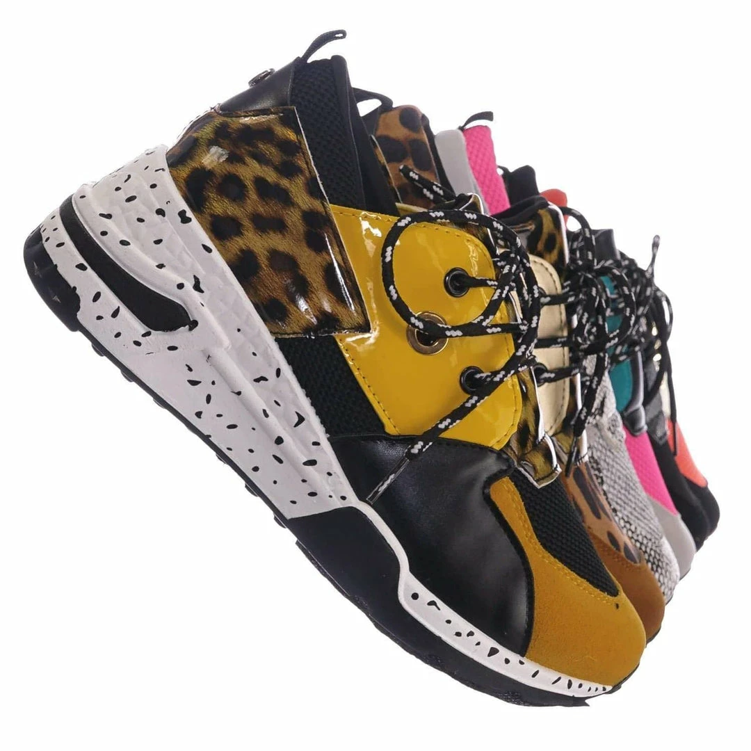 Forever Link Galaxy01 Chunky Daddy Platform Sneaker - Women Jogger Color Block Retro Shoe