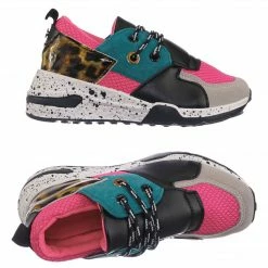 Forever Link Galaxy01K Kids Unisex Multicolor Trainer - Children Color Paneled Chunky Sneaker