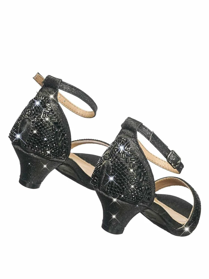 Forever Link New Gipsy5K Girls Children Heel Princess Dress Sandals W Sparkly Rhinestone Glitter