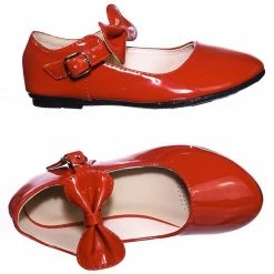 Forever Link New Gloria64K Children Girls Mary Jane Round Toe Ballet Bellarina Flat W Bow