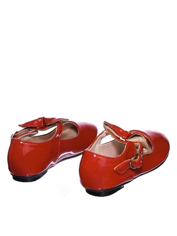 Forever Link New Gloria64K Children Girls Mary Jane Round Toe Ballet Bellarina Flat W Bow