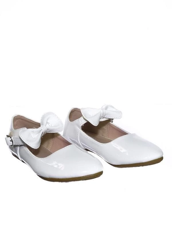 Forever Link New Gloria64K Children Girls Mary Jane Round Toe Ballet Bellarina Flat W Bow