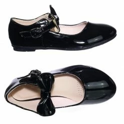 Forever Link New Gloria64K Children Girls Mary Jane Round Toe Ballet Bellarina Flat W Bow