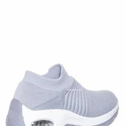 Forever Link New Impact15 Slip On Sock Sneaker - Retro Knitted Cushioned Stretch Knit Snockers