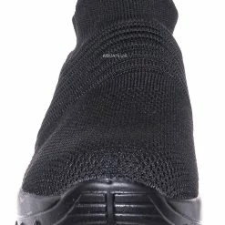 Forever Link New Impact15 Slip On Sock Sneaker - Retro Knitted Cushioned Stretch Knit Snockers
