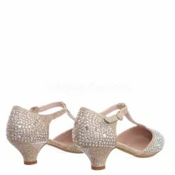 Forever Link Jemma12K Children Girls Glitter Rhinestone Pumps - Kids Party Sparkling Shoes New