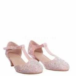 Forever Link Jemma12K Children Girls Glitter Rhinestone Pumps - Kids Party Sparkling Shoes New