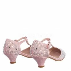 Forever Link Jemma12K Children Girls Glitter Rhinestone Pumps - Kids Party Sparkling Shoes New