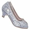 Forever Link Jemma31K Children Girl Rhinestone Crystal Glitter Pump For Wedding & Parties