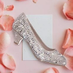 Forever Link Jemma31K Children Girl Rhinestone Crystal Glitter Pump For Wedding & Parties