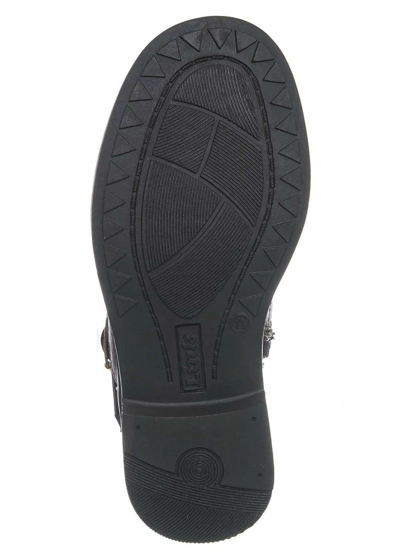 Forever Link Justina52K Children's Engineer Harness Boots - Kids Girls Steampunk Riding Shoe