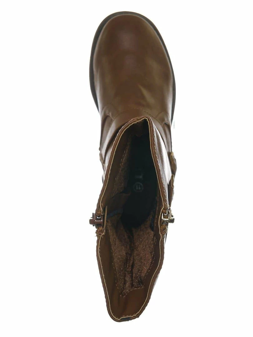 Forever Link Justina52K Children's Engineer Harness Boots - Kids Girls Steampunk Riding Shoe